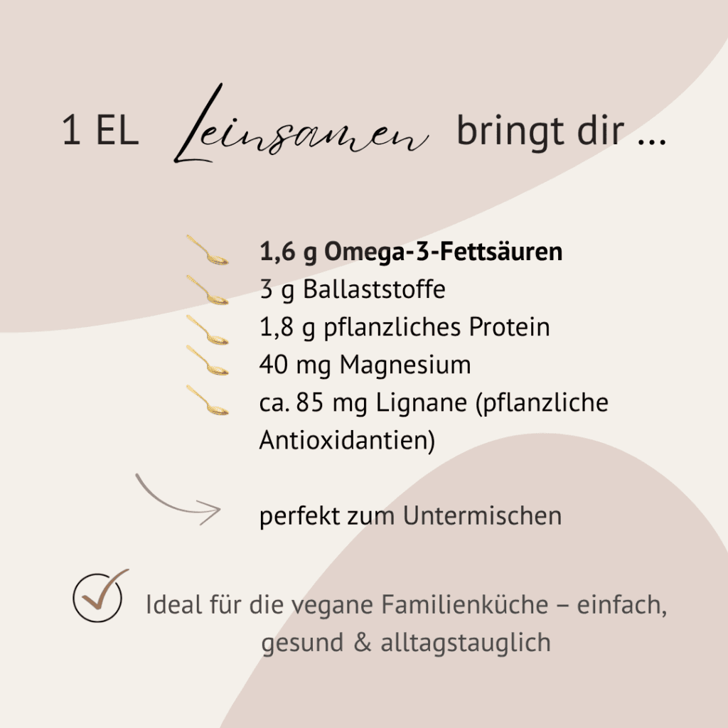 Gesunde vegane Zutaten wie Kräuter, Samen und Hefeflocken machen pflanzliche Mahlzeiten nahrhafter – einfach, unkompliziert und familientauglich.