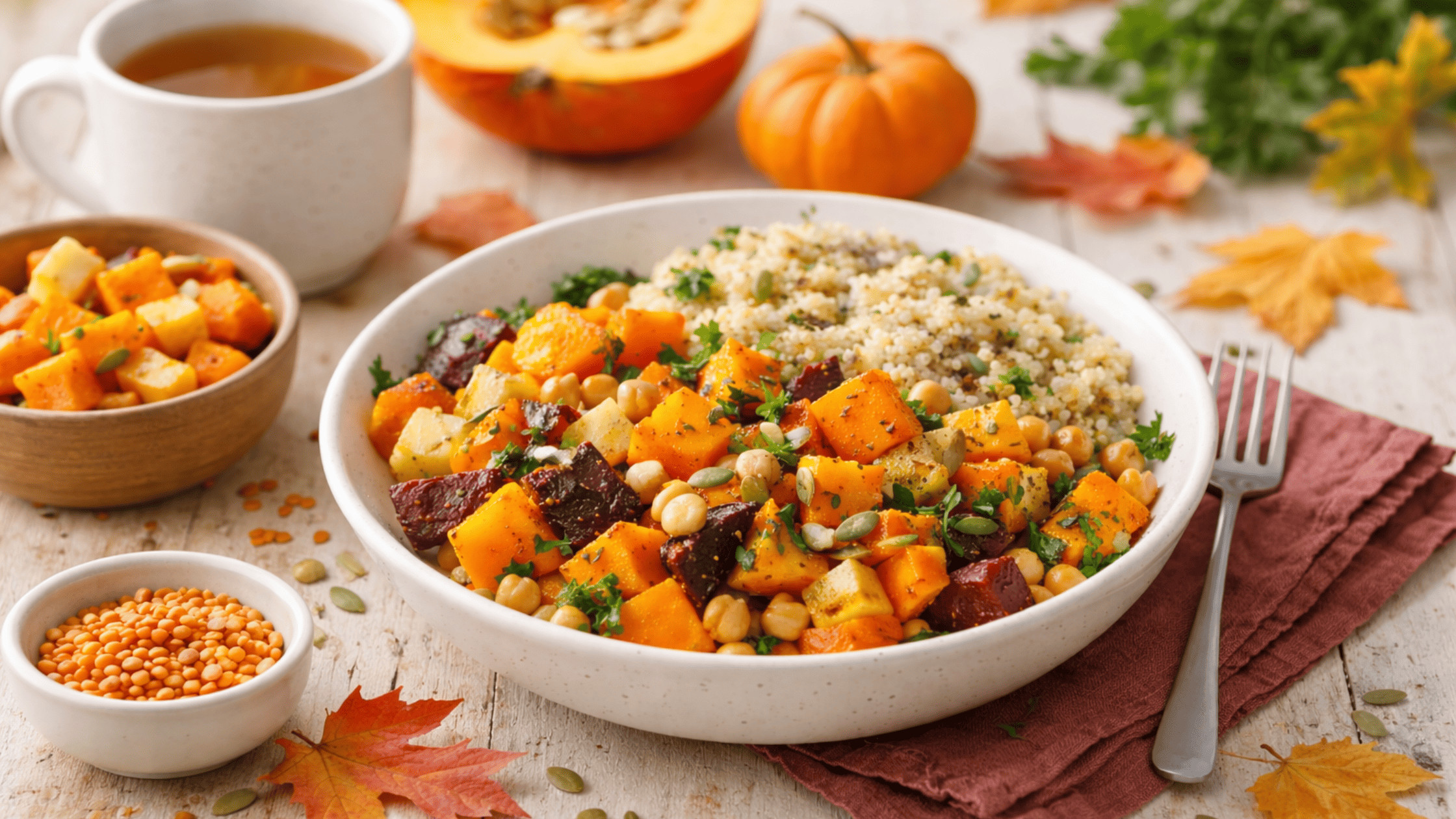 Herbstliche Familienmomente & pflanzliche Ernährung: wärmende Rezepte, natürliche Zutaten und gesunde Routinen im Familienalltag