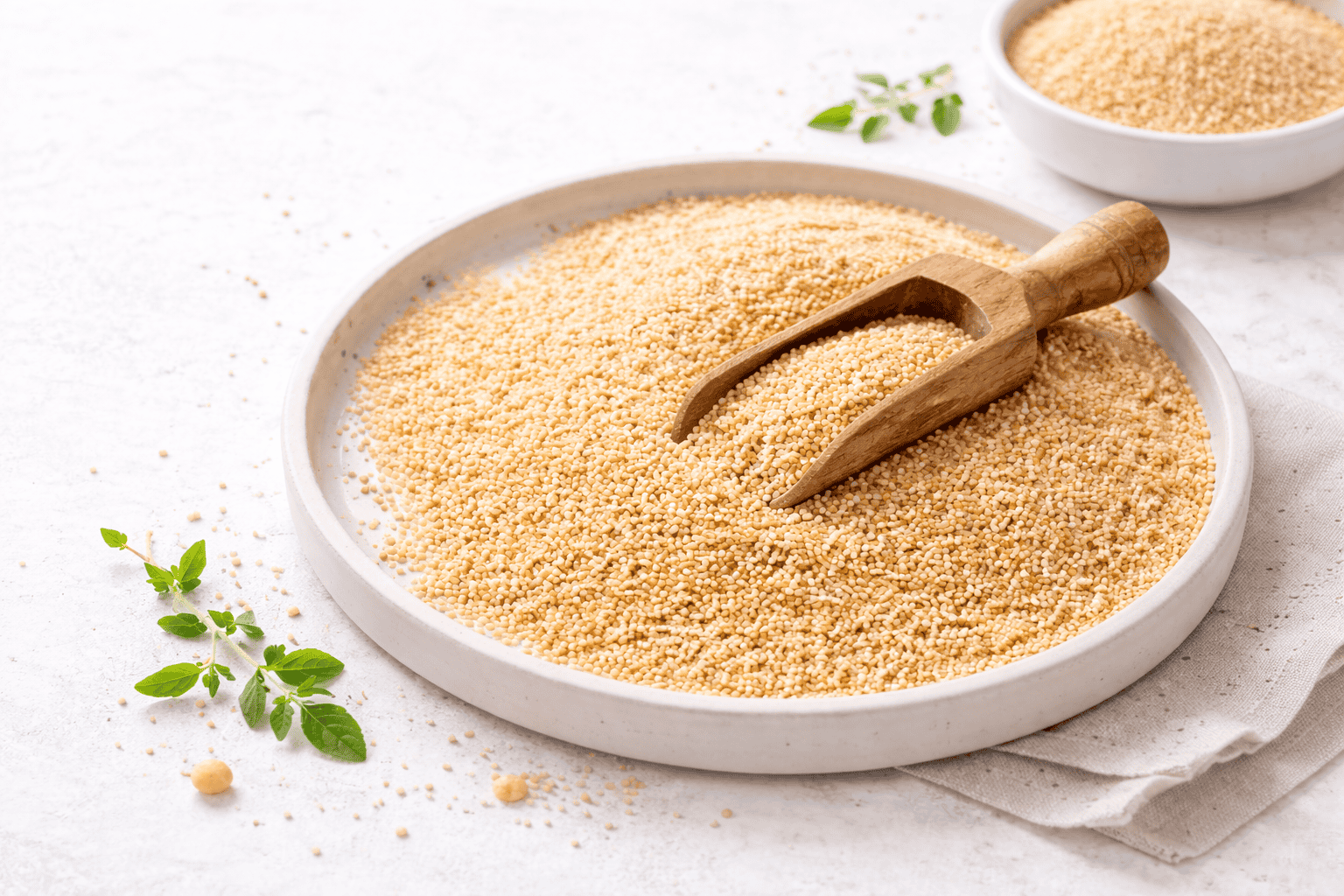 Pseudogetreide wie Hirse, Quinoa, Amaranth und Buchweizen – glutenfrei, proteinreich und vegan