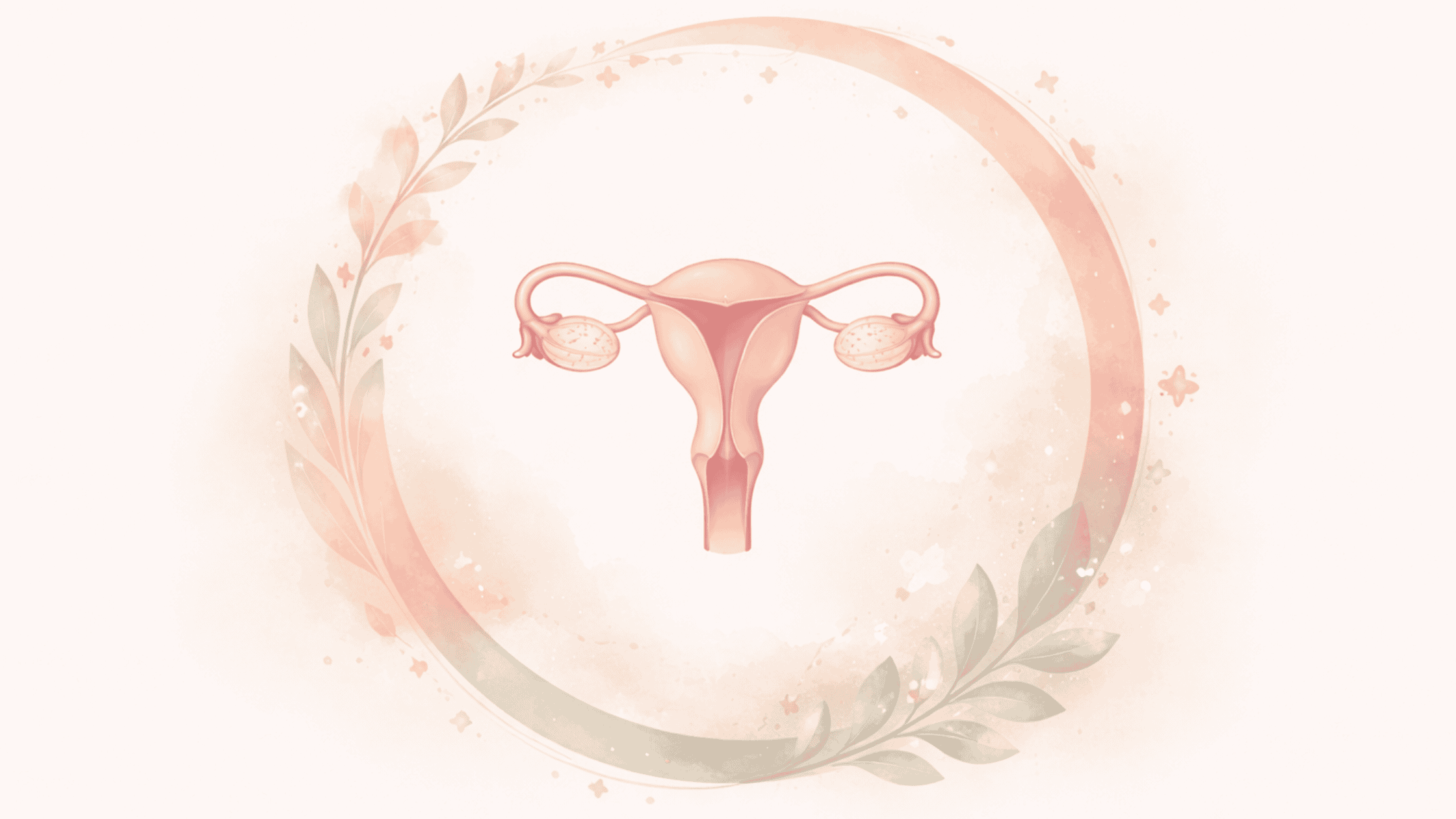 Illustration zum weiblichen Zyklus, die hormonelle Abläufe und Zyklusphasen zeigt und erklärt, wie Hormone Stimmung, Energie und Körperempfinden beeinflussen.