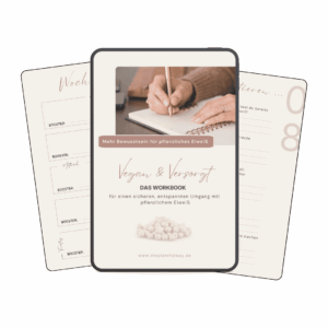 Pflanzliches Protein Workbook für Frauen. Pflanzliches Eiweiss sicher im Alltag umsetzen.